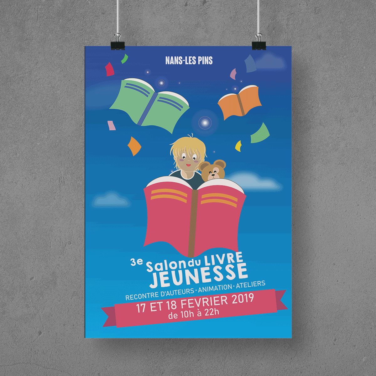 Design gratuit affiche événement