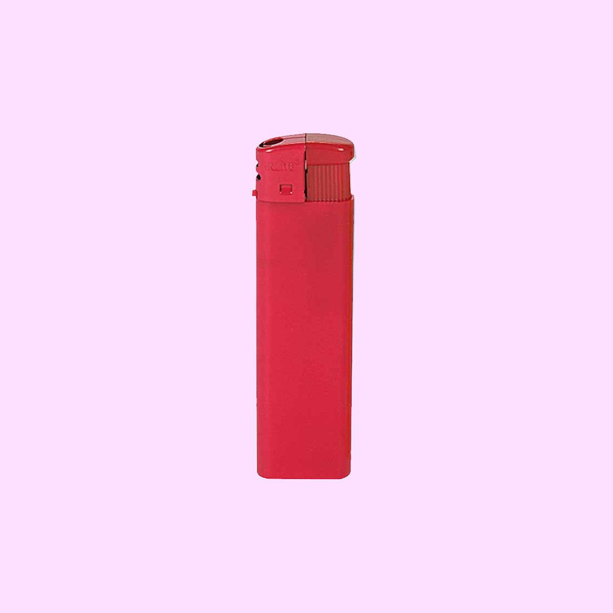 Briquet rechargeable personnalisé rouge