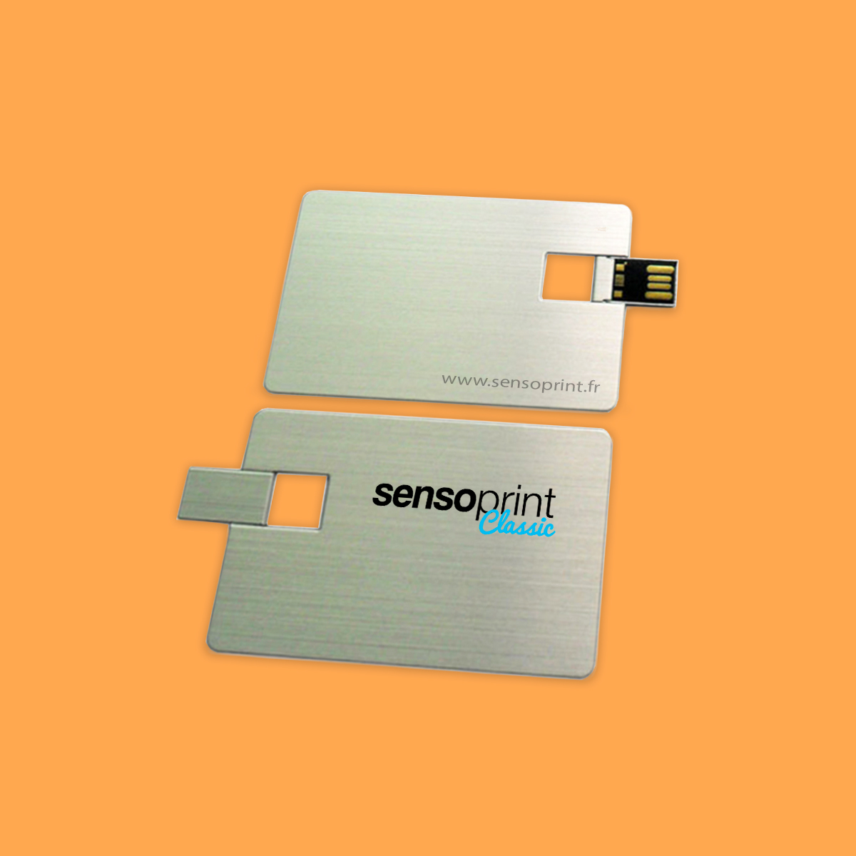 Carte USB Métal à personnaliser